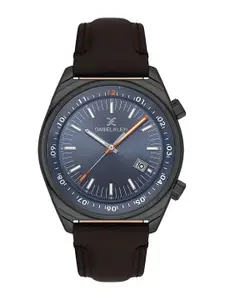 Daniel Klein Men Dial & Leather Straps Analogue Watch DK.1.13814-4