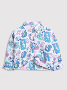 Tiny Girl 1Typography Print Shirt Style Top