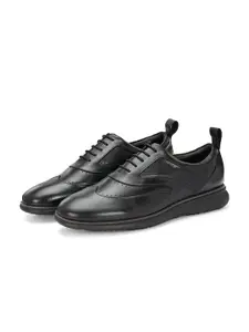 LEGWORK Men Leather Formal Brogues