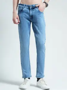 Monte Carlo Men Regular Fit Mid-Rise Light Fade Non Stretchable Jeans