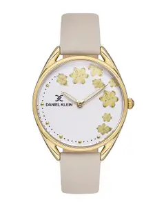 Daniel Klein Trendy Women Leather Straps Analogue Watch DK.1.13352-4
