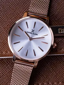 Daniel Klein Fiord Women Silver-Toned Analogue Watch DK11695-2