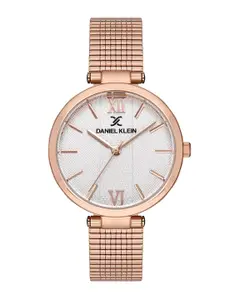 Daniel Klein Women Stainless Steel Bracelet Style Straps Analogue Watch DK.1.12846-4