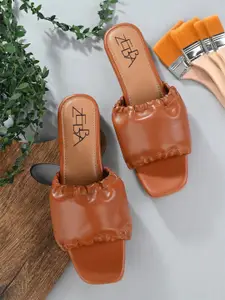 Zebba Women Open Toe Flats