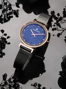 Daniel Klein Women Magenta Shimmer Analogue Watch