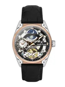Daniel Klein Men Printed Dial & Leather Straps Analogue Watch DK.1.13856-5