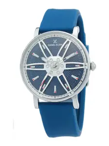 Daniel Klein Men Blue Dial & Blue Straps Analogue Watch DK 1 12335-2-New