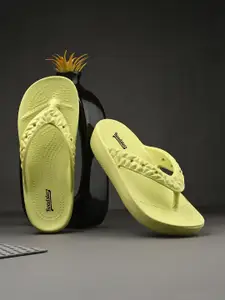 The Roadster Lifestyle Co Women Self Design Thong Flip-Flops