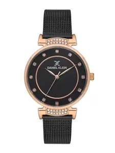 Daniel Klein Women Embellished Dial & Bracelet Style Straps Analogue Watch DK 1 13437-6