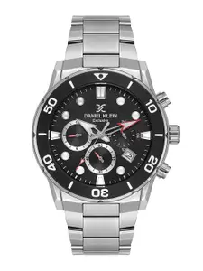 Daniel Klein Men Printed Dial & Stainless Steel Bracelet Style Straps Analogue Watch DK.1.13887-2