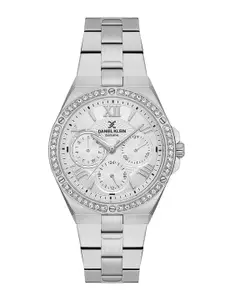 Daniel Klein Exclusive Women Embellished Bracelet Style Straps Analogue Watch DK.1.13772-1