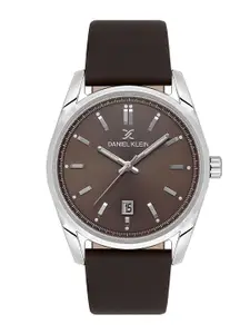 Daniel Klein Men Dial & Leather Straps Analogue Watch DK.1.13800-4