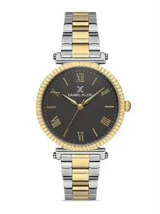 Daniel Klein Premium Women Gunmetal-Toned Dial & Straps Analogue Watch DK.1.13210-6
