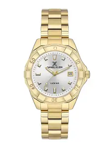 Daniel Klein Women Embellished Dial & Bracelet Style Straps Analogue Watch DK.1.13582-5