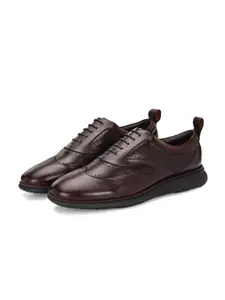 LEGWORK Men Leather Formal Brogues