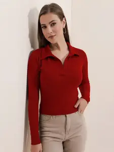 Sonic fashion Women Solid Regular Top