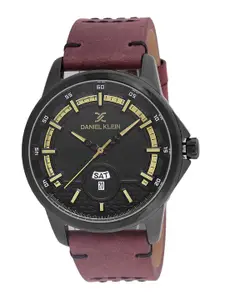 Daniel Klein Men Dial & Leather Straps Analogue Watch DK.1.13737-5