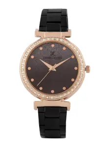 Daniel Klein Women Black Shimmer Analogue Watch DK.1.12491-4