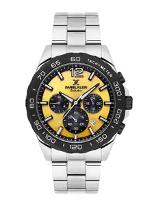 Daniel Klein Men Dial & Bracelet Style Straps Analogue Watch DK.1.13743-3