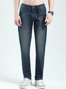 Monte Carlo Men Regular Fit Mid-Rise Light Fade Cotton Jeans