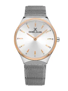 Daniel Klein Women Embellished Dial & Bracelet Style Straps Analogue Watch DK.1.13473-5
