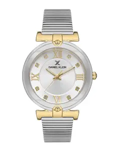 Daniel Klein Women Embellished Bracelet Style Straps Analogue Watch DK.1.13439-3