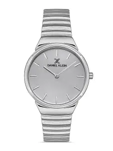Daniel Klein Premium Women Silver-Toned Dial & Straps Analogue Watch DK.1.13230-1