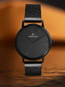 Daniel Klein Women Black Mirror Finish Analogue Watch DK.1.12405-6