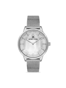 Daniel Klein Premium Women Silver-Toned Dial & Straps Analogue Watch DK.1.13226-1