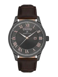 Daniel Klein Men Dial & Leather Straps Analogue Watch DK.1.13819-3