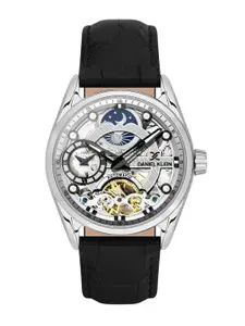 Daniel Klein Men Printed Dial & Leather Wrap Around Straps Analogue Watch DK.1.13856-1