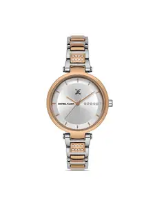 Daniel Klein Premium Women Silver-Toned Dial & Straps Analogue Watch DK.1.13206-5_OR