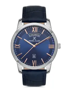 Daniel Klein Men Leather Straps Analogue Watch DK.1.13369-2