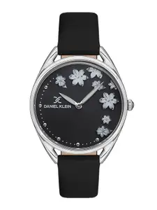 Daniel Klein Women Printed Dial & Leather Straps Analogue Watch DK.1.13352-1