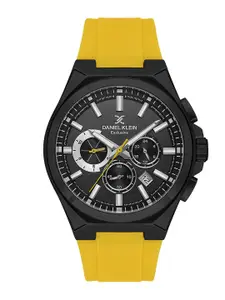 Daniel Klein Men Exclusive Dial & Silicone Straps Analogue Watch DK.1.13815-6
