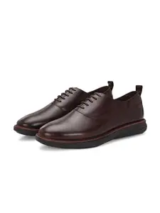 LEGWORK Men Leather Formal Oxfords