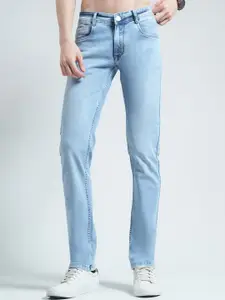 Monte Carlo Men Regular Fit Mid-Rise Low Distress Jeans