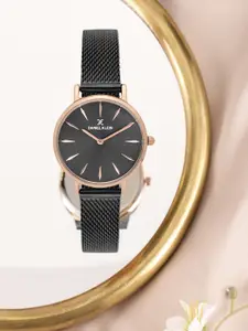 Daniel Klein Fiord Women Black Analogue Watch DK11695-4