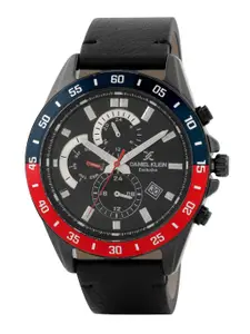 Daniel Klein Men Black Analogue Watch DK.1.12455-5