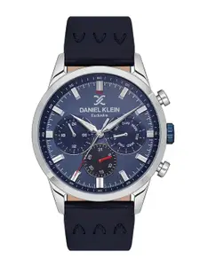Daniel Klein Men Leather Straps Analogue Watch DK.1.13546-2