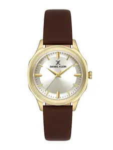 Daniel Klein Premium Women Leather Straps Analogue Watch DK.1.13604-5
