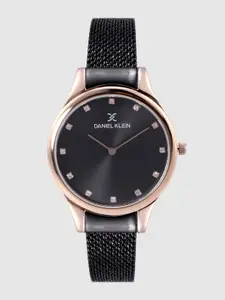 Daniel Klein Fiord Women Black Analogue Watch DK12204-5