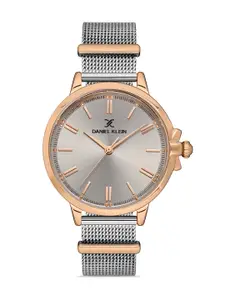 Daniel Klein Trendy Women Grey Dial & Bracelet Style Straps Analogue Watch DK.1.13261-3