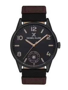 Daniel Klein Men Embellished Dial Bracelet Style Straps Analogue Watch DK 1 13380-5