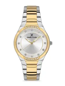 Daniel Klein Premium Women Silver-Toned Dial & Bracelet Analogue Watch DK.1.13216-4