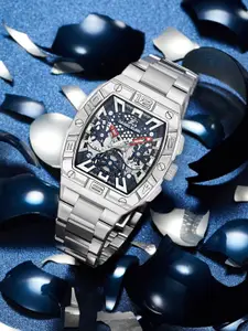 Daniel Klein Men Embellished Dial & Bracelet Style Straps Analogue Watch DK.1.13756-2