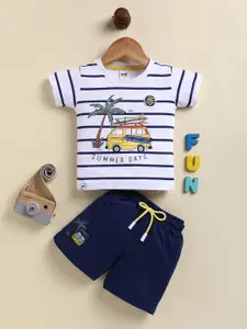Annie Boys Printed T-shirt with Shorts