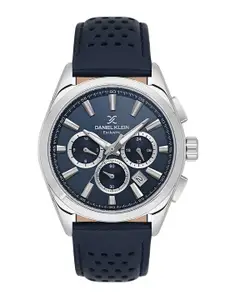 Daniel Klein Men Dial & Leather Textured Straps Analogue Watch DK.1.13809-3