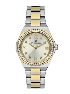 Daniel Klein Women Patterned Dial & Bracelet Style Straps Analogue Watch DK.1.13336-3