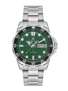 Daniel Klein Men Skeleton Dial & Stainless Steel Bracelet Style Straps Analogue Watch DK.1.13884-2